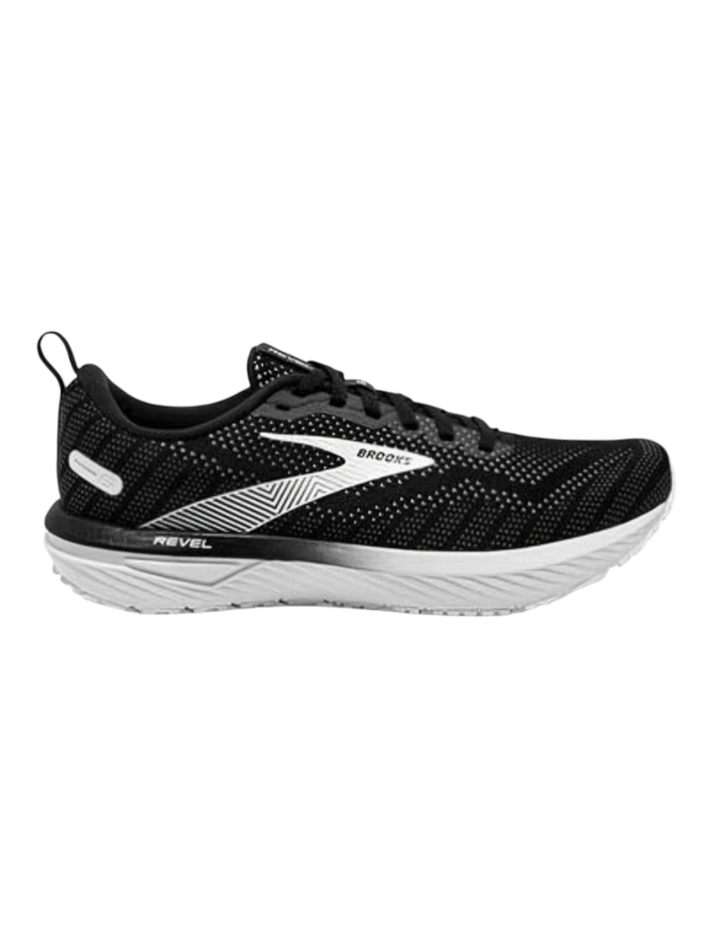Brooks Revel 6 Black White Running Walking Tennis Shoes Women's 8